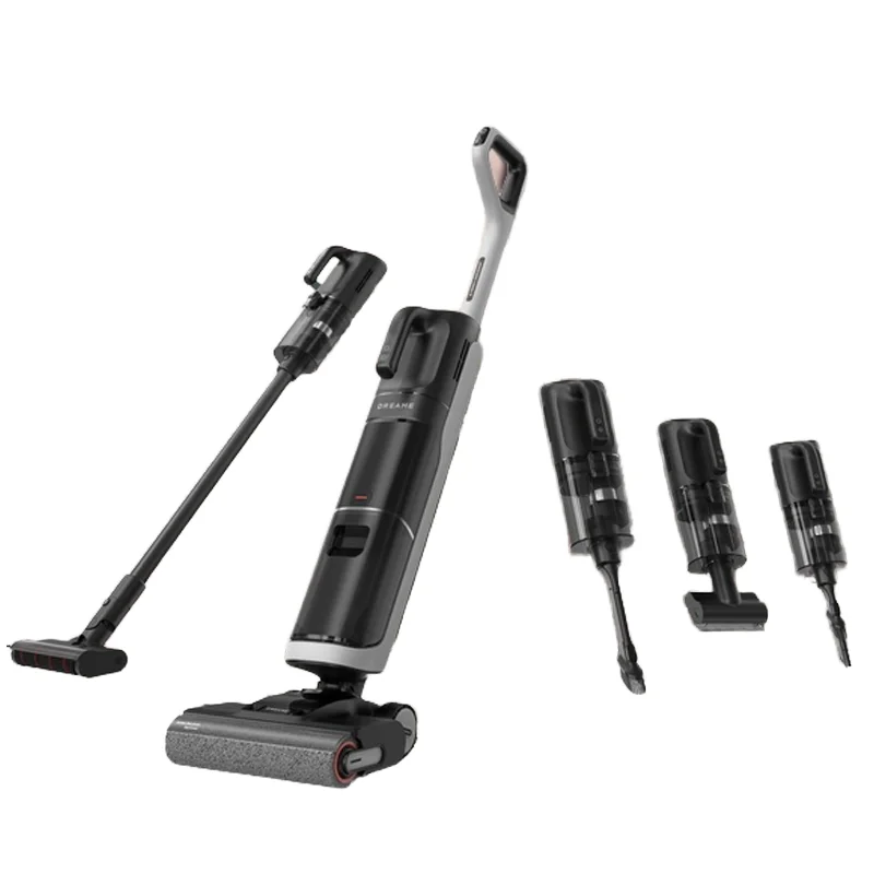 

Dual Cordless Handheld Vacuum Cleaner Wet Dry Carpet Stick Floor Washer Lying Flat Multipurpose Hot Water Wash