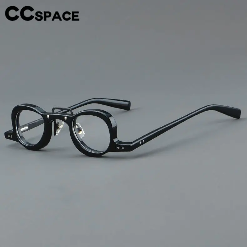 Acetate Eyeglass Frames Women Reading Glasses Small Size Irregular Spectacles Frame Decorative Glasses Trend Myopia Glasses Men 