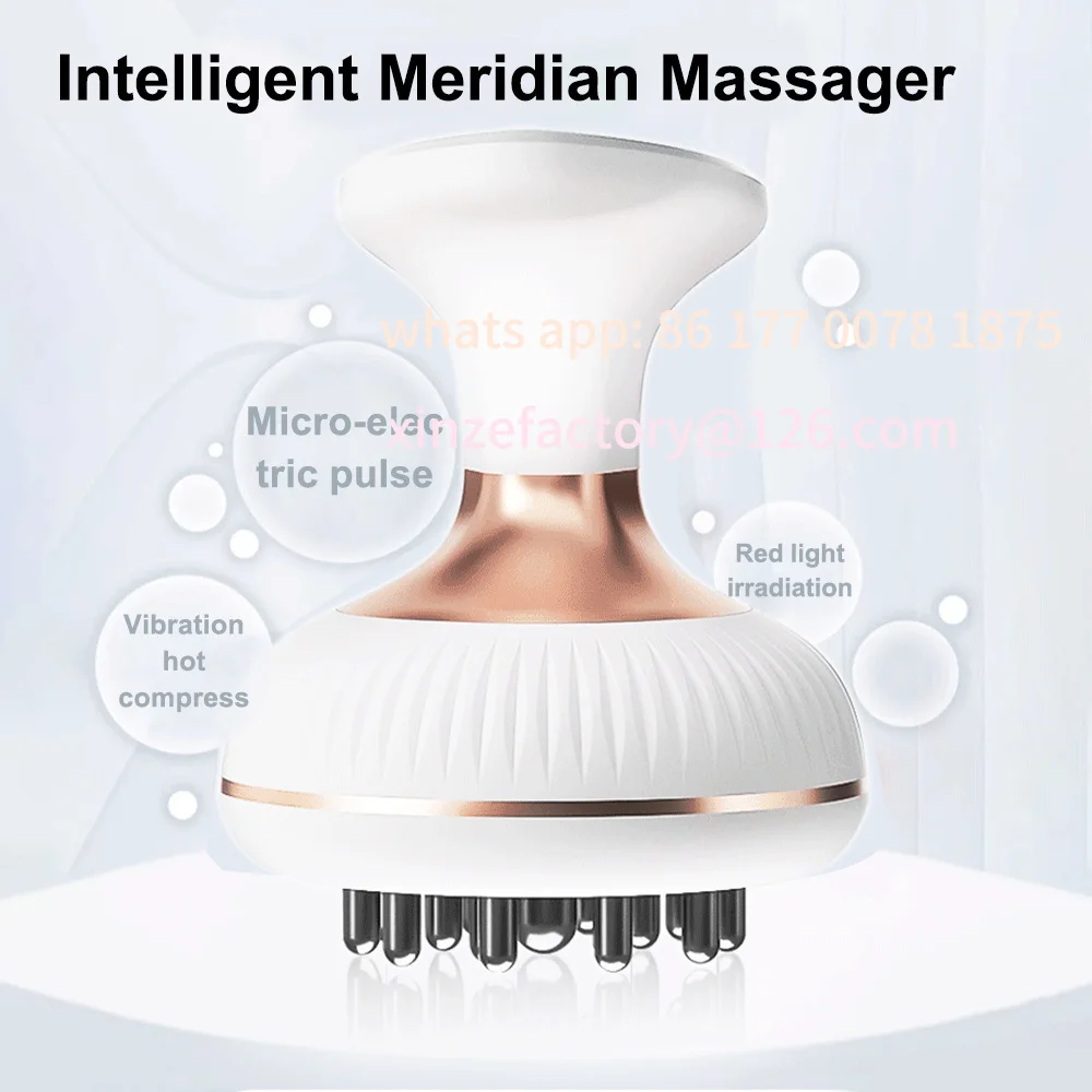 

Customizable Electric Microcurrent Meridian Home Guasha Brush Lymphatic Drainage Anti Cellulite Body Shaping Scraping Massager