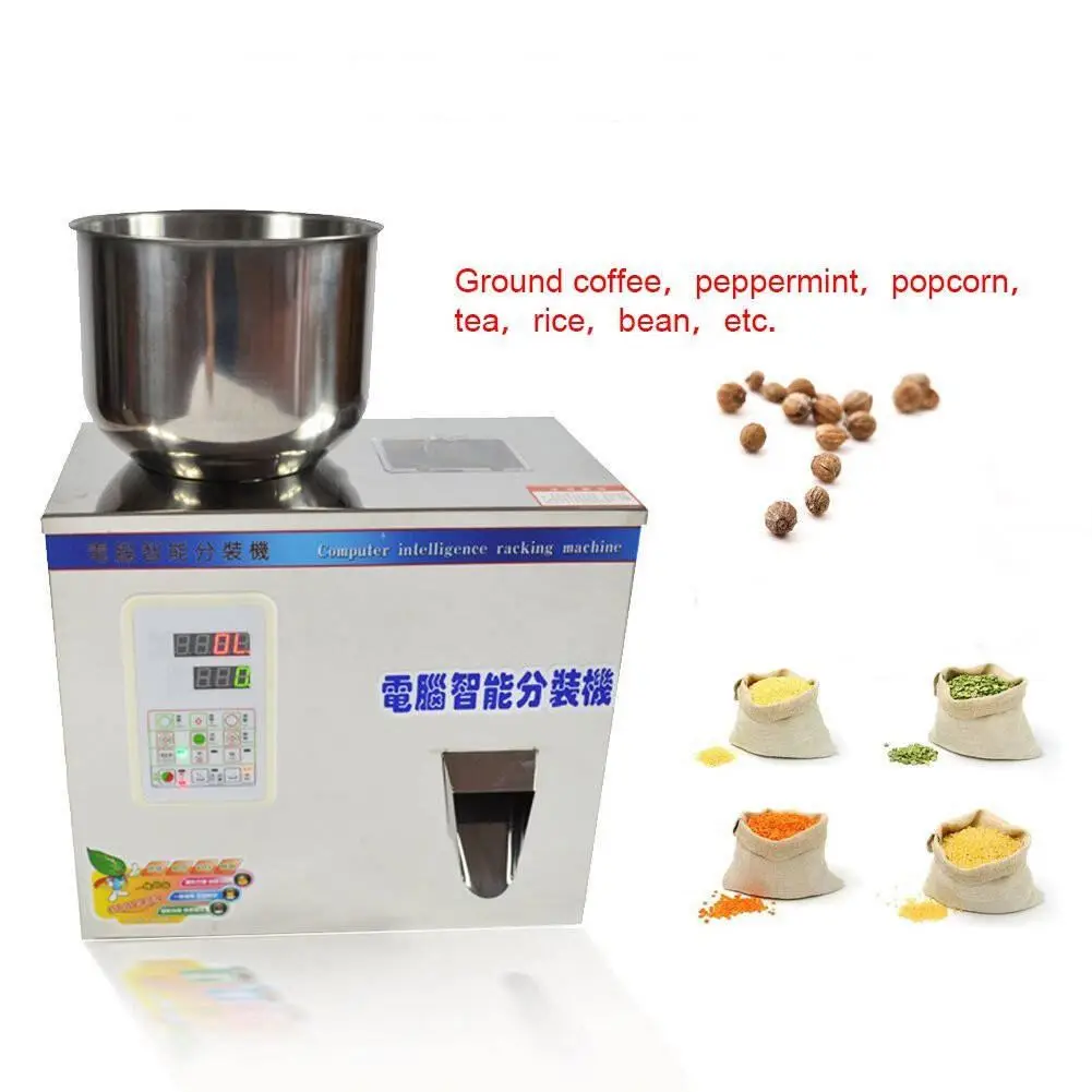 Automatic Scale Herb Filling And Weighing Machine Tea Leaf Powder Grain,seed,salt Rice Packing Machine Powder Filler