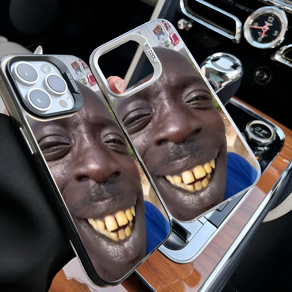 

Epc Ugly Man Funny Phone Case IMD Phone Case For IPhone 16 15 14 13 12 11 Pro Max Plus Color Silver Cover