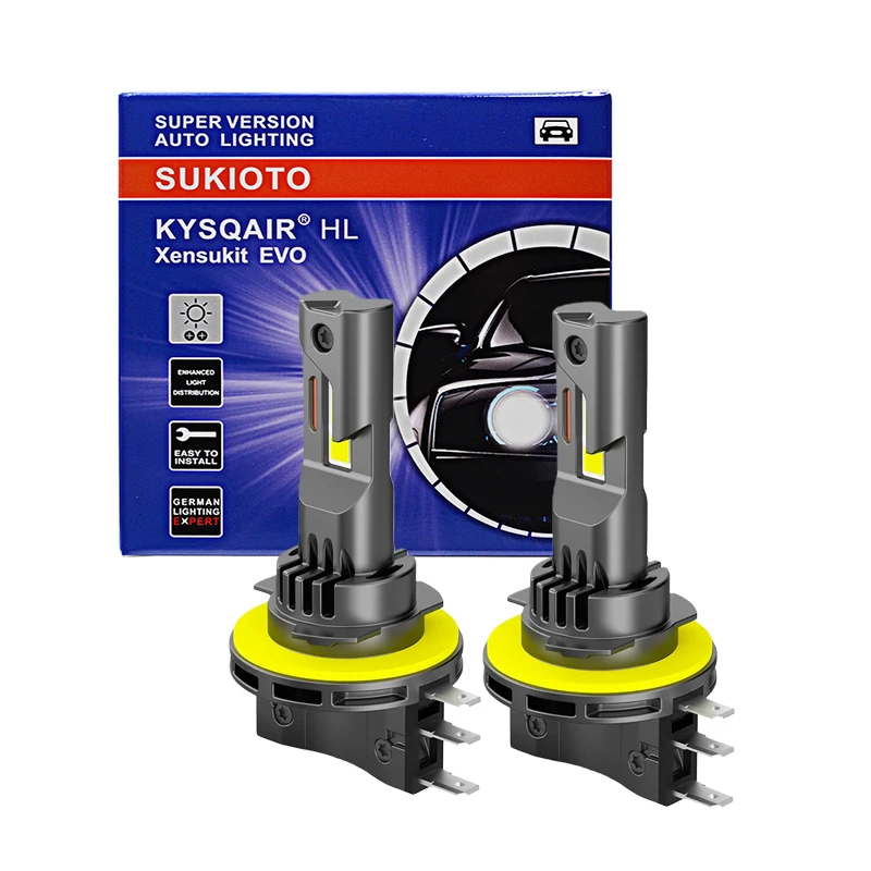 

2PCS H15 LED Headlight Bulb With DRL High Beam 70W 30000LM 6500K H15 Led Bulb 3570 CSP Car Lamps Wireless Plug&Play Auto Light