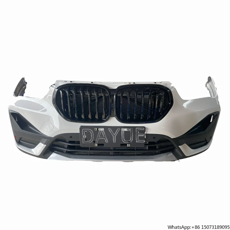 

For X1 F48 F49 Plastic Front Bumper with Grille High Quality Bolt-On Replacement for 2019-2022 Cars