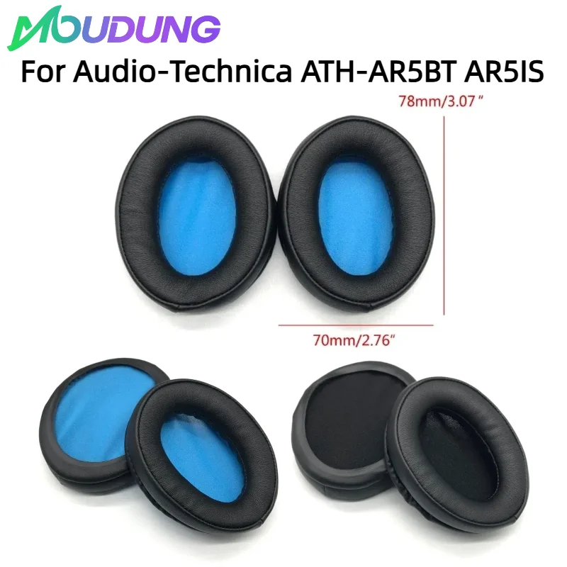 

Ear Pads For Audio-Technica ATH-AR5BT AR5IS Headphones Replacement Soft Foam Cushion Sponge Pad Leather Earmuffs