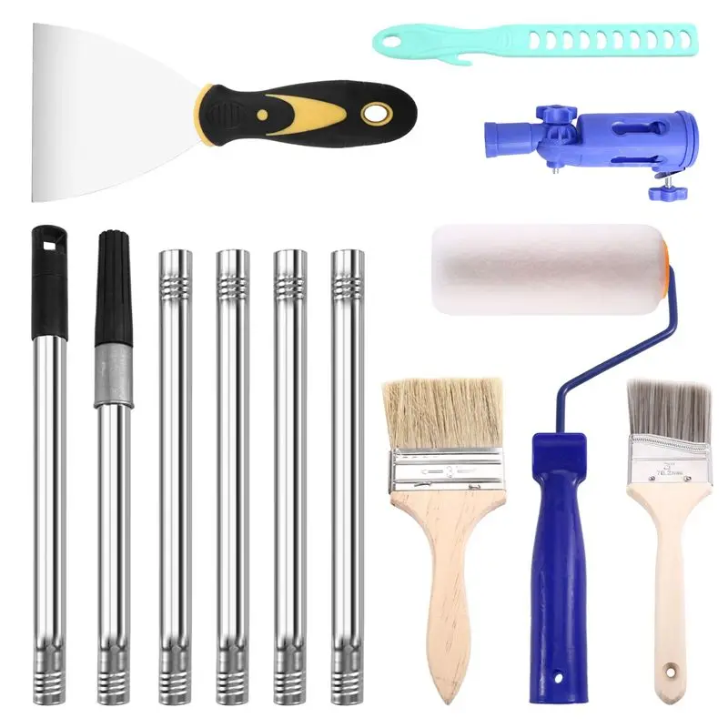 THIVN-Multi-Angle Paint Brush Extender Paint Pole Extension Device For Painting The Ceiling