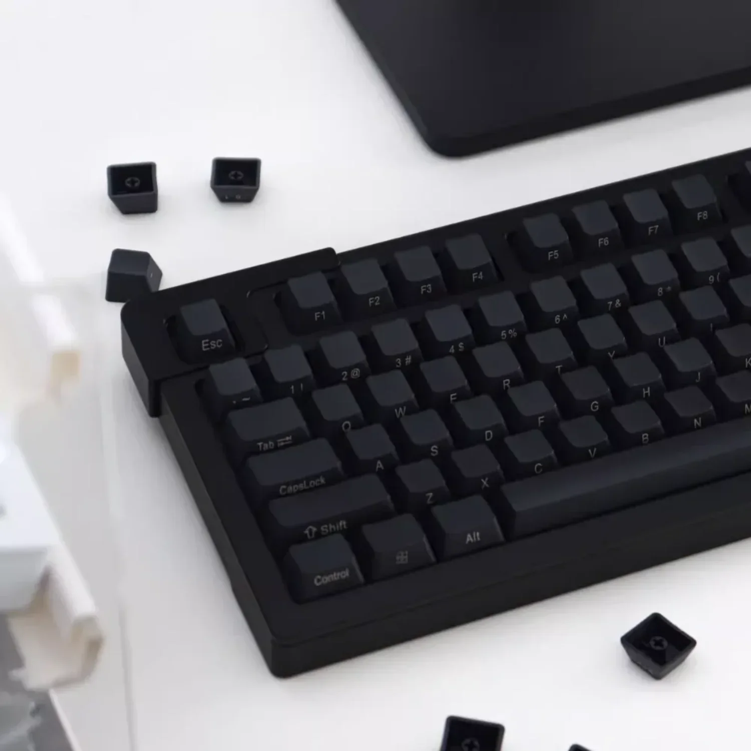 

GEFENSI Large Carbon Solid Color Genuine/Side Engraved Keycaps PBT Thermal Sublimation For OEM Gateron MX Mechanical Keyboards