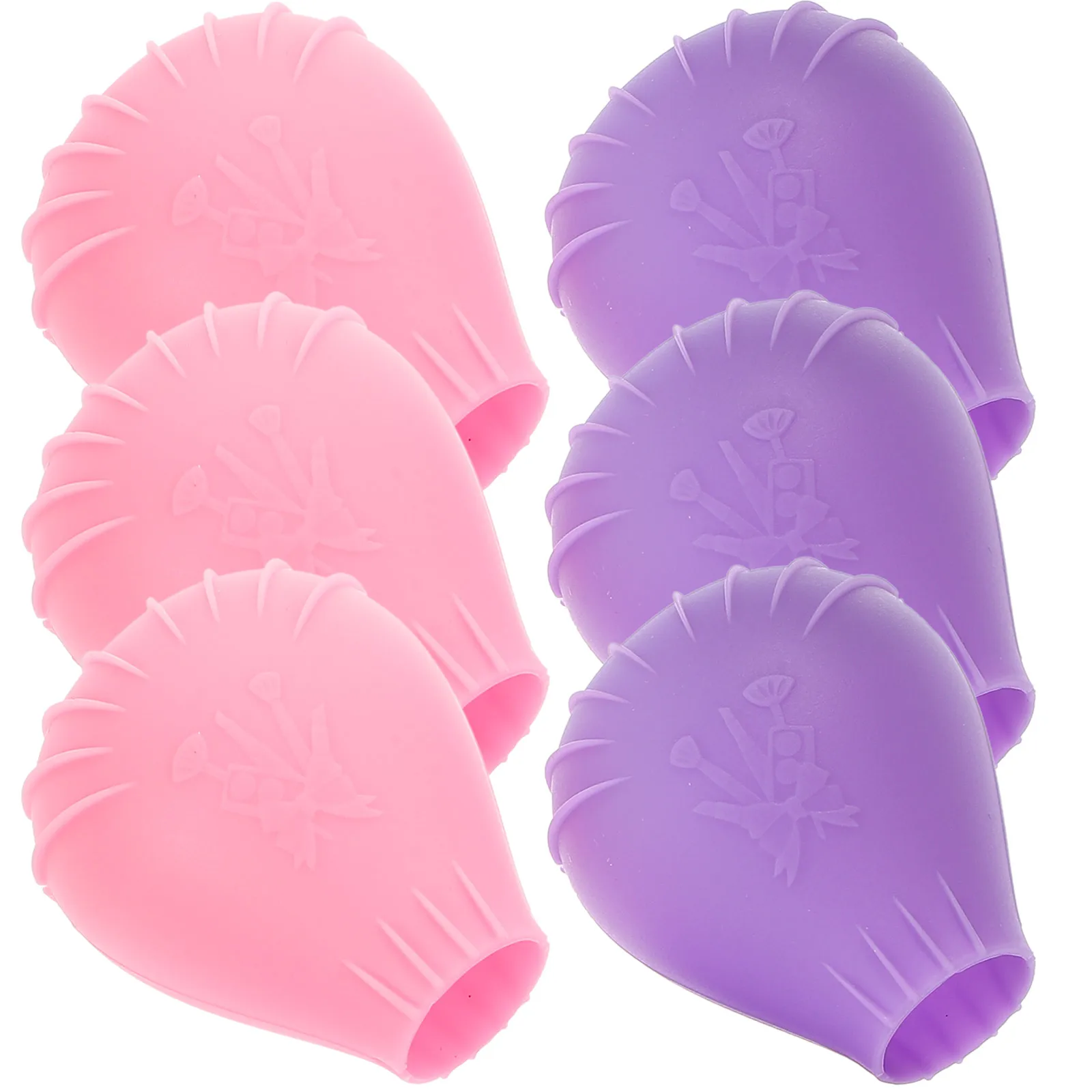 

Makeup Brush Covers Silicone Protective Dust Cover for Foundation Eye Brushes Storage Travel Reusable Safe Material Clean Long