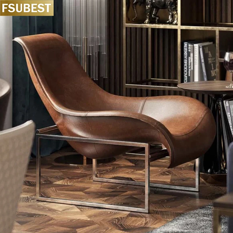 FSUBEST Modern Velvet Arm Upholstered Armchair  Relax Chair Cadeira Chaises Silla Sillones Stoel Living Room Fotel