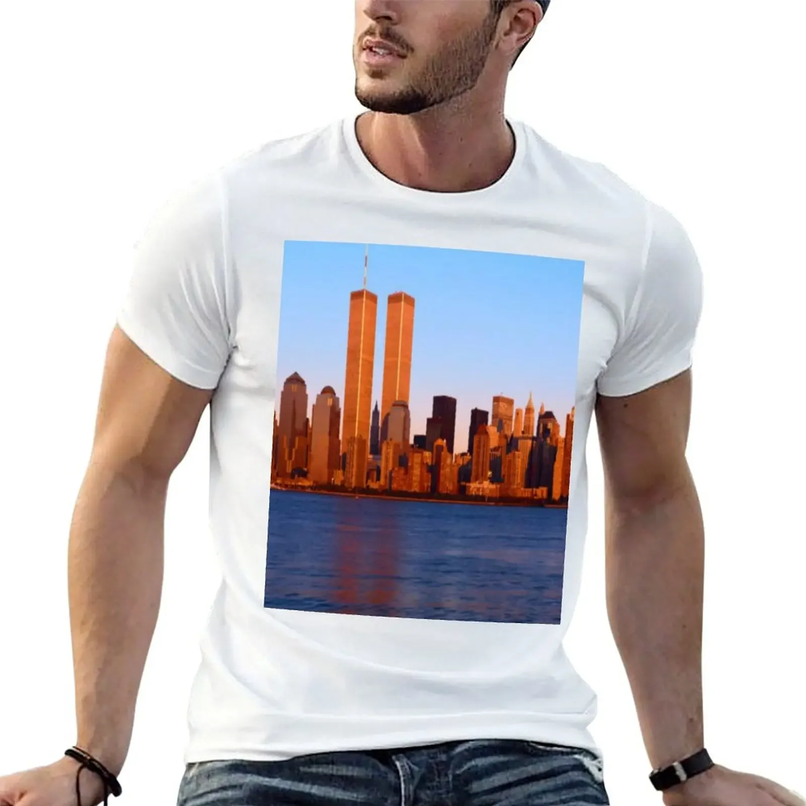 World Trade Center?Tote Bag T-Shirt quick drying man clothes Aesthetic clothing Short sleeve tee men