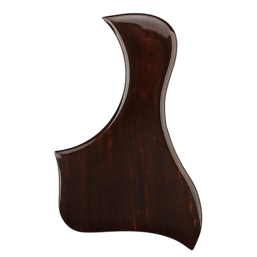 Wood Grain Guitar Pickguard PVC Shape Scratch Plate Protector Safe Easy Install Prevents Scratches GQ469 Acoustic