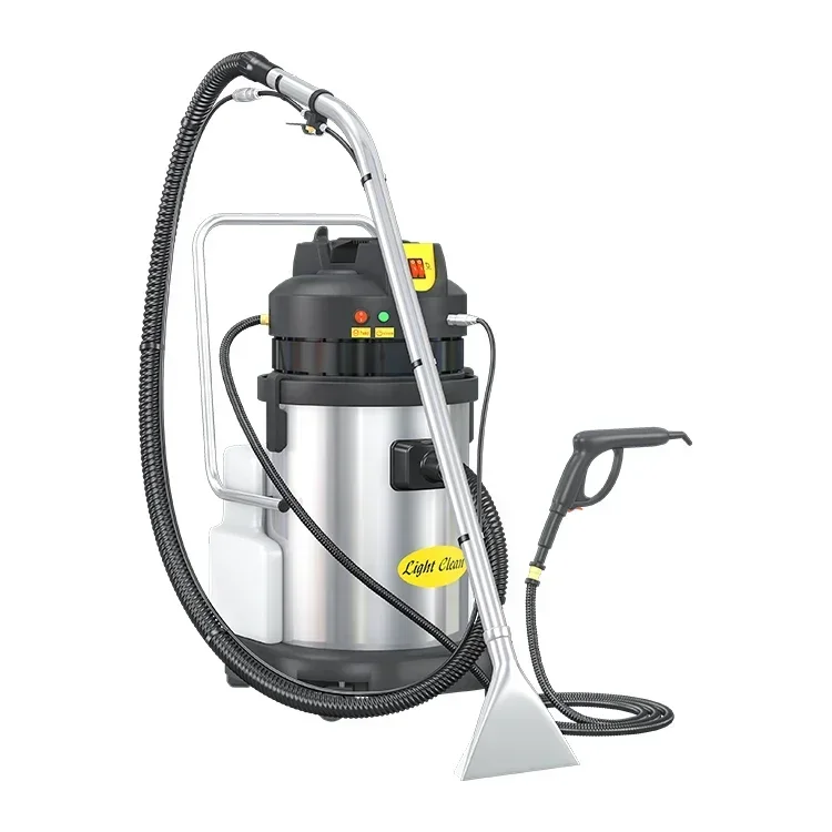 

30L Steam Carpet Cleaner Dry And Wet Vacuum Stainless Tan For Commercial