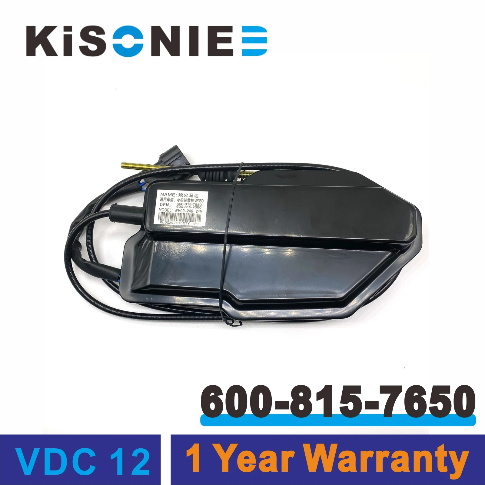 12/24V Fuel Shut Off Stop Solenoid 600-815-7650 600-815-7660 For Komatsu W380 WA430 GD405A-2S GD405A-2 GD355A-1S GD355A-1