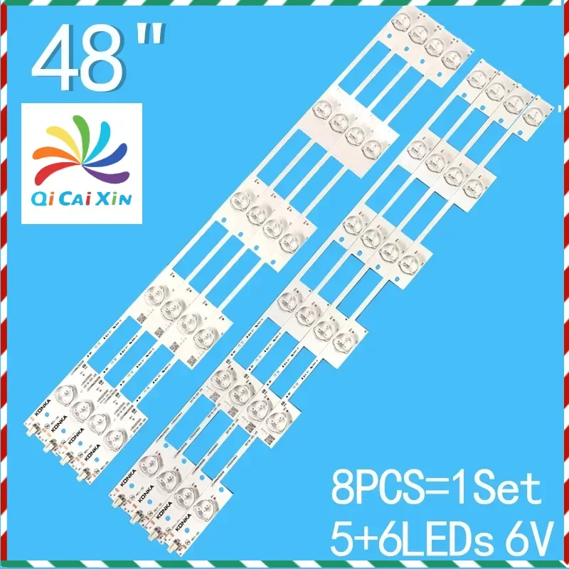 

8 шт. для 48-дюймовой 5-Φ 48E330U 48U6 0 ЖК-подсветка Φ 48M2600B 35020500