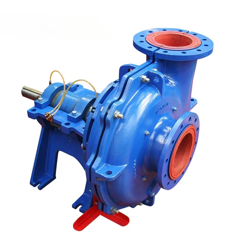 Horizontal Sand Slurry Feeding heavy duty high flow centrifugal pump open impeller water end suction pump for agricultural