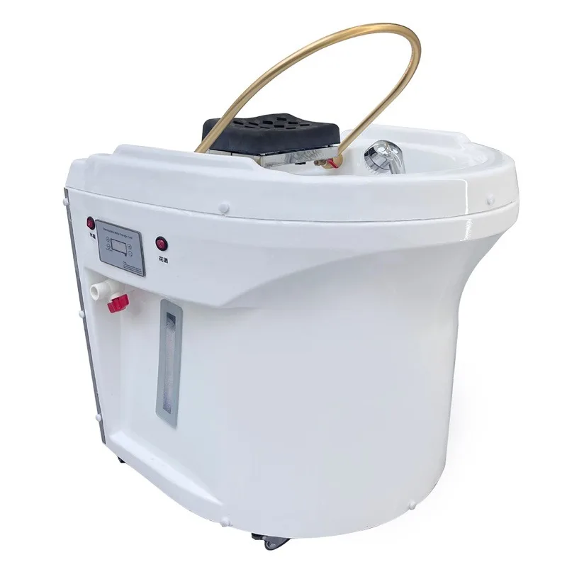 Hair Wash Shampoo Basin Head Spa Shampoo Bowls Portable Water Circulation and Steam Shampoo Bowl