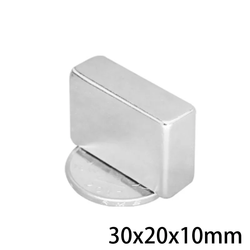 30x20x10mm Strong Quadrate Neodymium Magnet 30*20*10 Powerful NdFeB Magnet 30x20x10mm Block Rare Earth Magnets