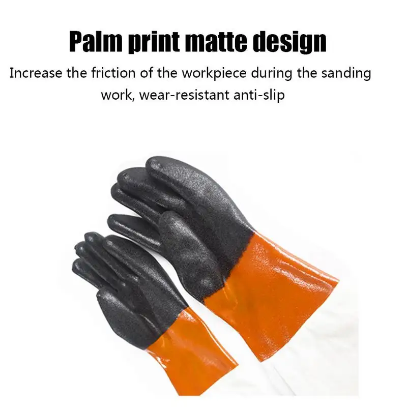 Newest Sandblasting Gloves Breathable Comfortable Wear-Resisting Gloves Sandblasting Machine Accessories