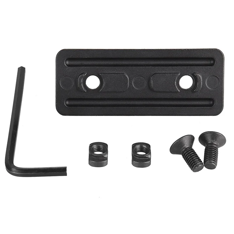 MLOK Bipod Adapter Mount Sling Stud Aluminum Alloy Mount Includes 2 T-Nuts 2 Screws And 1 Wrench Compatible For Hunting