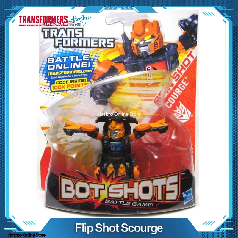 Hasbro Transformers Bot Shots Battle GAME Series 2 Flip Shot Scourge Vehicle