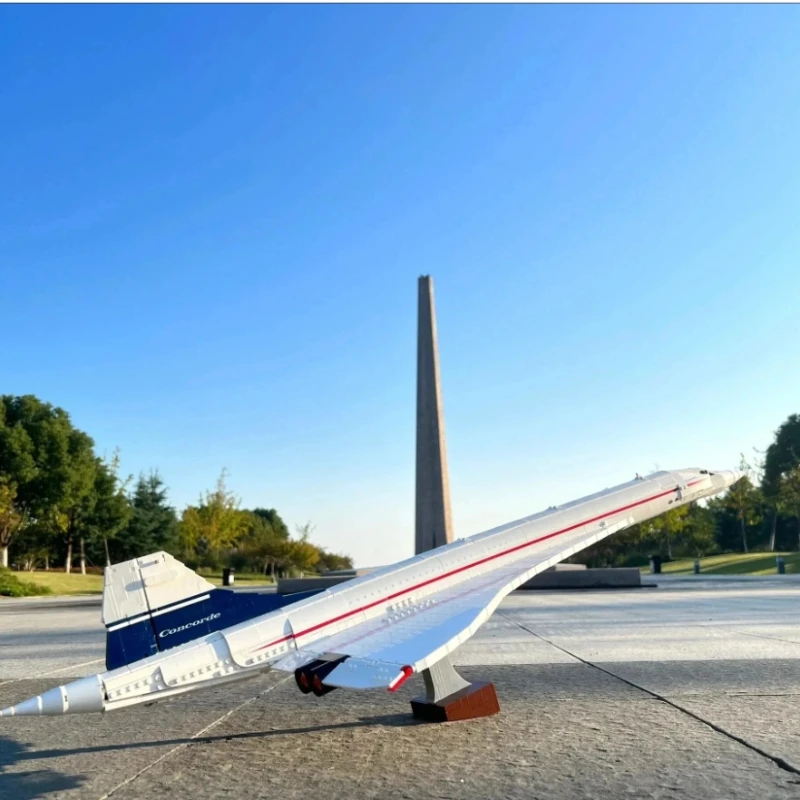 2025 جديد ايرباص كونكورد بناء عدة الأسرع من الصوت طائرة الفضاء Shuttle10318 نموذج لعبة تعليمية للأطفال هدايا عيد ميلاد