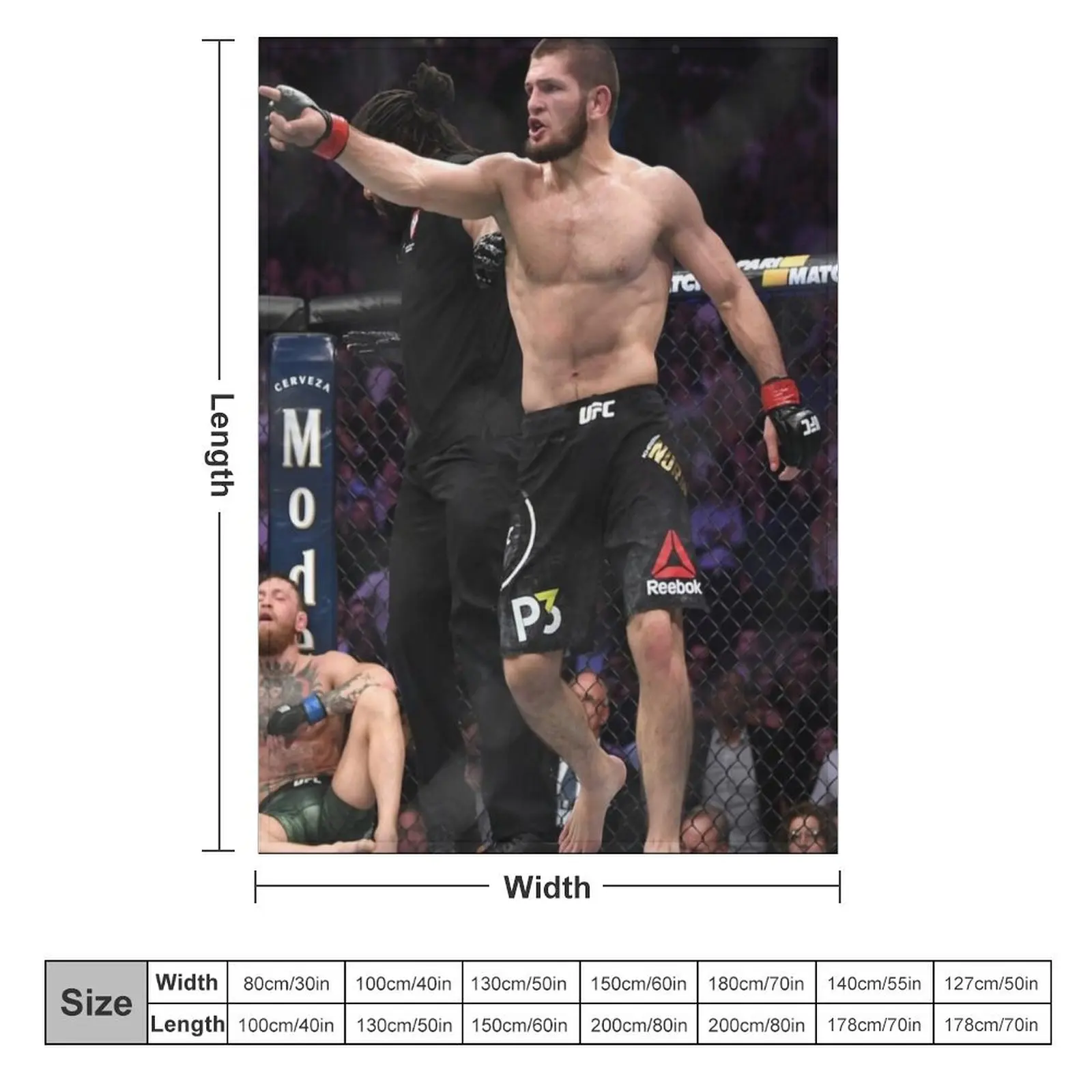 Khabib X Mcgregor Fight Still Throw Blanket Sofa Quilt Picnic Blankets