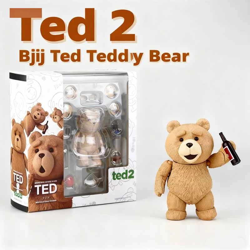 فيلم أنيمي تيد 2 Bjd تيدي بير عمل الشكل لعبة مشتركة المنقولة Gk ياماغوتشي نمط نموذج حلية تحصيل دمية مروحة هدية