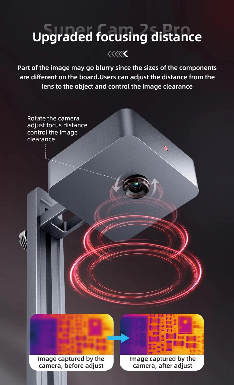 QIANLI MEGA-IDEA Thermal Imager Camera Super IR Cam 2S Pro Mainboard PCB Quick Diagnosis Instrument Machine Short Circuit Tools