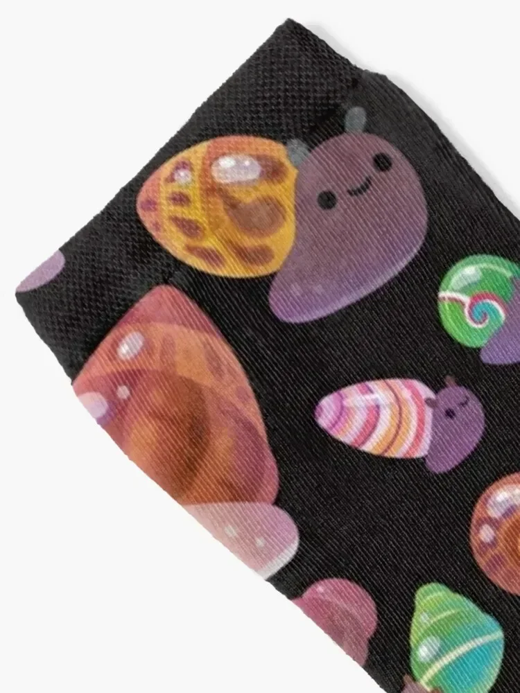 Land snail - dark Socks Soccer kawaii sport Girl'S Socks Men's