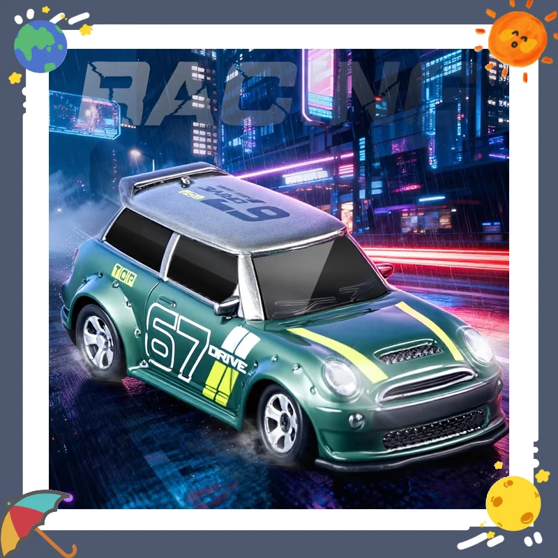 

KF33 Desktop Drift Remote Control Car 1:64 Scale 4WD Full Function Model Toy Gift for Boys Birthday