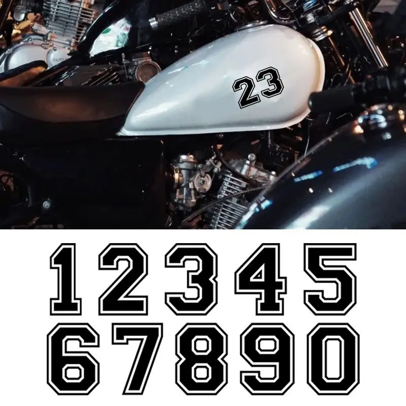 

Laser No Background Figures 0 1 2 3 4 5 6 7 8 9 Racing Number Helmet Racing Vinyl Decals For Lexus car