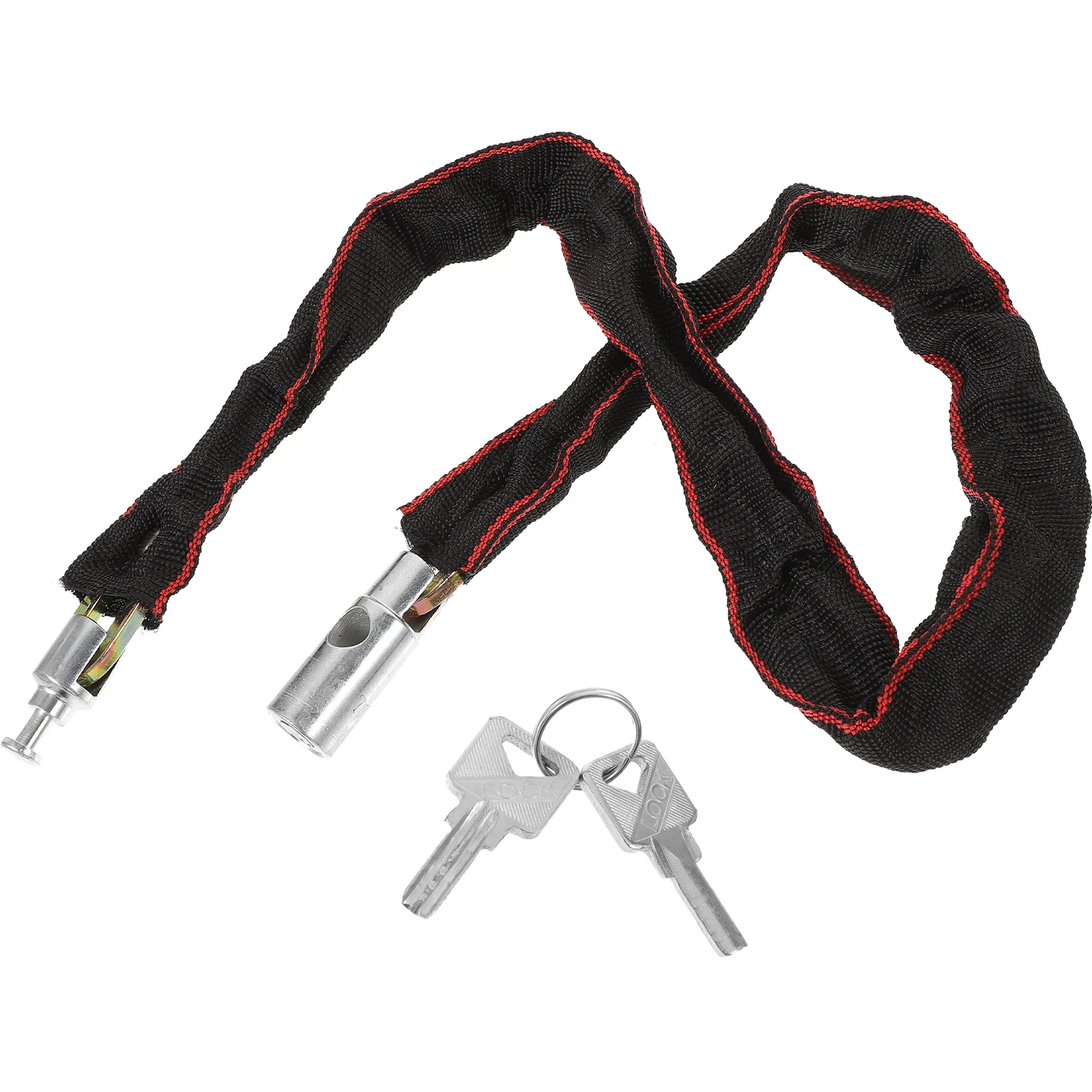 

80 CM Bicycle Lock Bike Accessories Chain Lightweight Electric with Key Cable Child