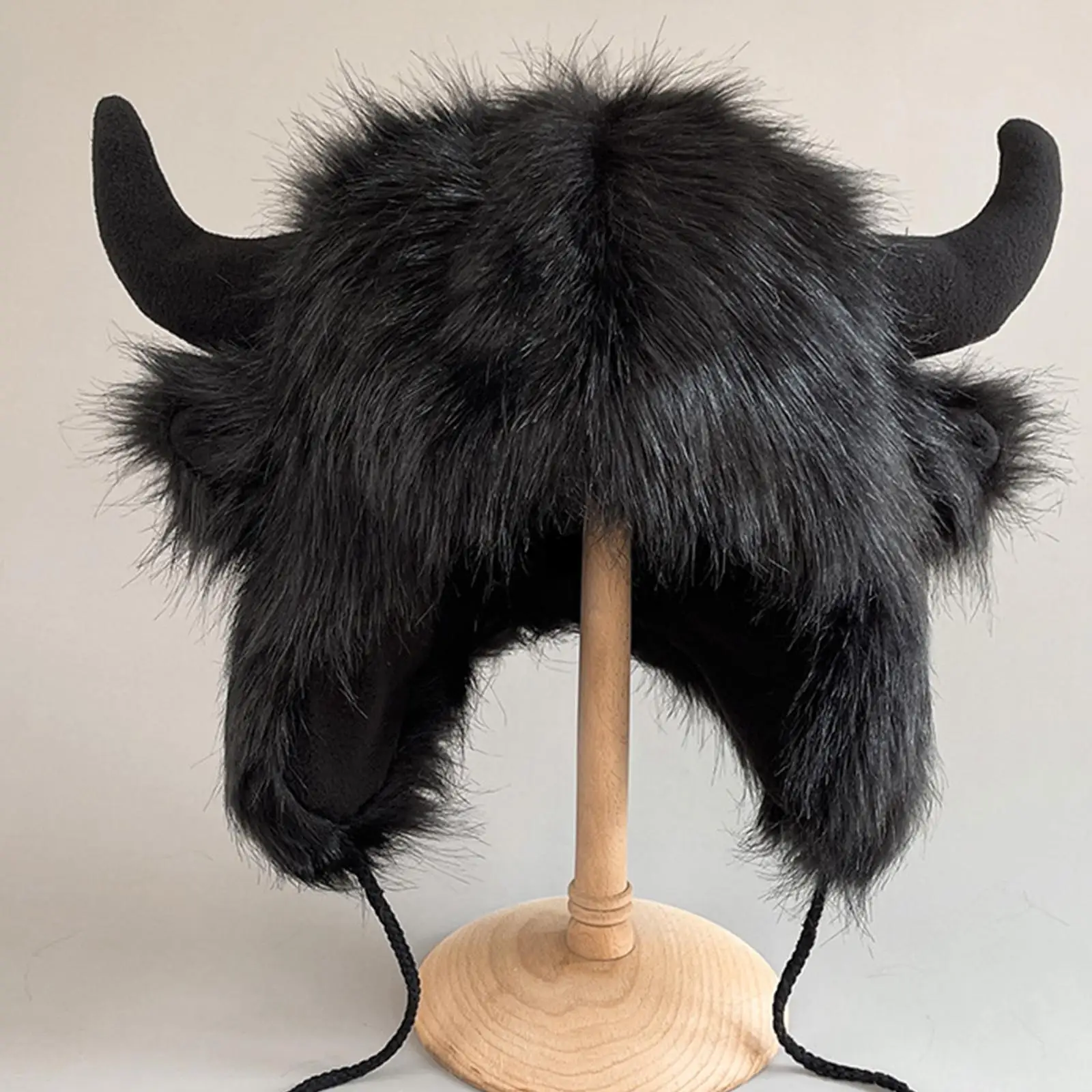 

Animal Horn Cap Decorative Earflap Cap for Stage Gatherings Cosplay