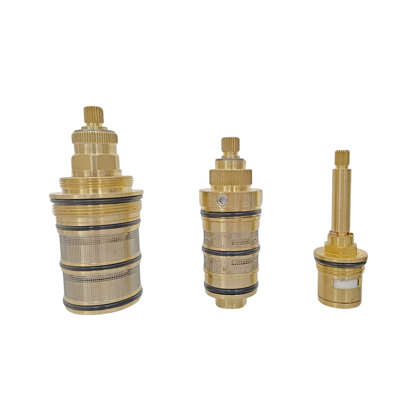 

Brass Thermostatic Valve/Shower Water Flow Function Valve Temperature Control Shower Diversion Valve Spare Maintenance Kit