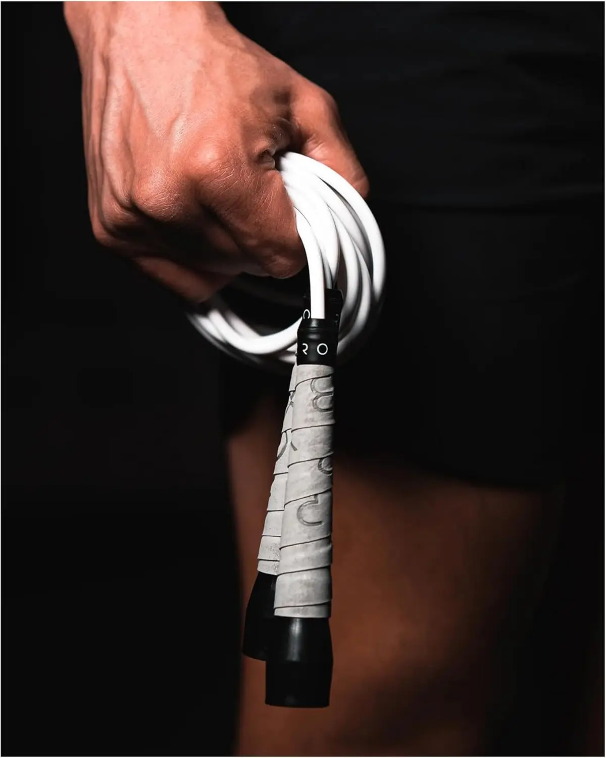 

Jump Rope for Boxing, Tangle-Free PVC Cable, 15% Heavier, Adjustable Length, Premium Quality with Grip Tapes