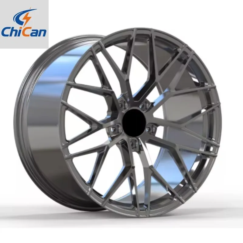 

[2026] Chican Custom Forged Imported Premium Car Rims and Tires 17-20 Inch 5-hole 5X112 Gold Forged Wheels for Mercedes Gl450 Hu