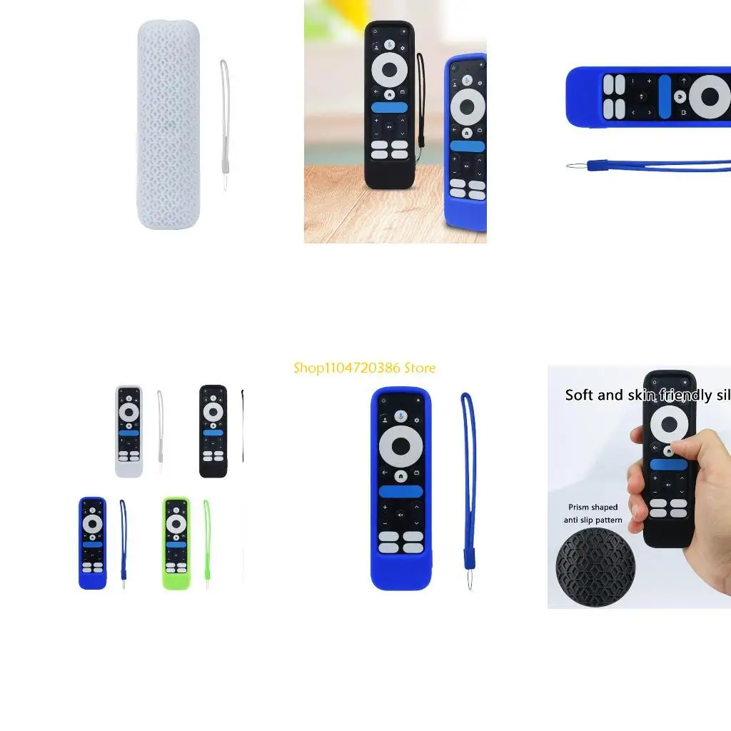 carcasa silicona K0EA para controles remotos ONN 4K mejora agarre y durabilidad disponible en varios colores