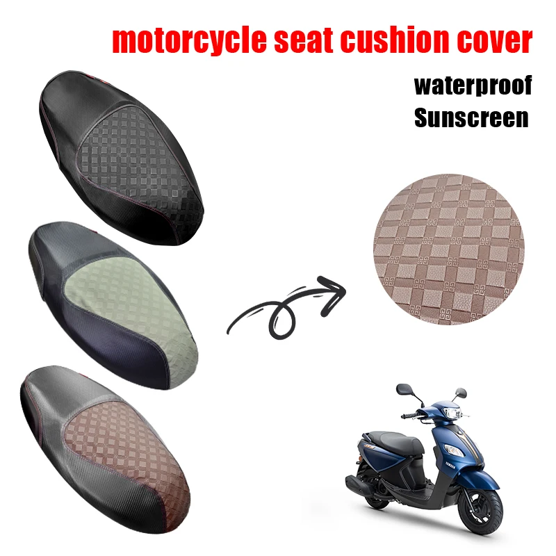 Almohadilla de cubierta de asiento de motocicleta para Yamaha FX125/Jog i125/FORCE X 125, funda protectora de asiento de bicicleta personalizada, accesorios de motocicleta