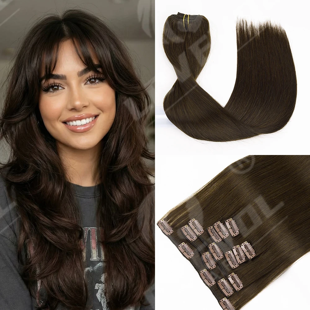 7-pieces-double-weft-clip-in-human-hair-extensions-full-head-brazilian-remy-thick-straight-silky-85g-120g-real-hair