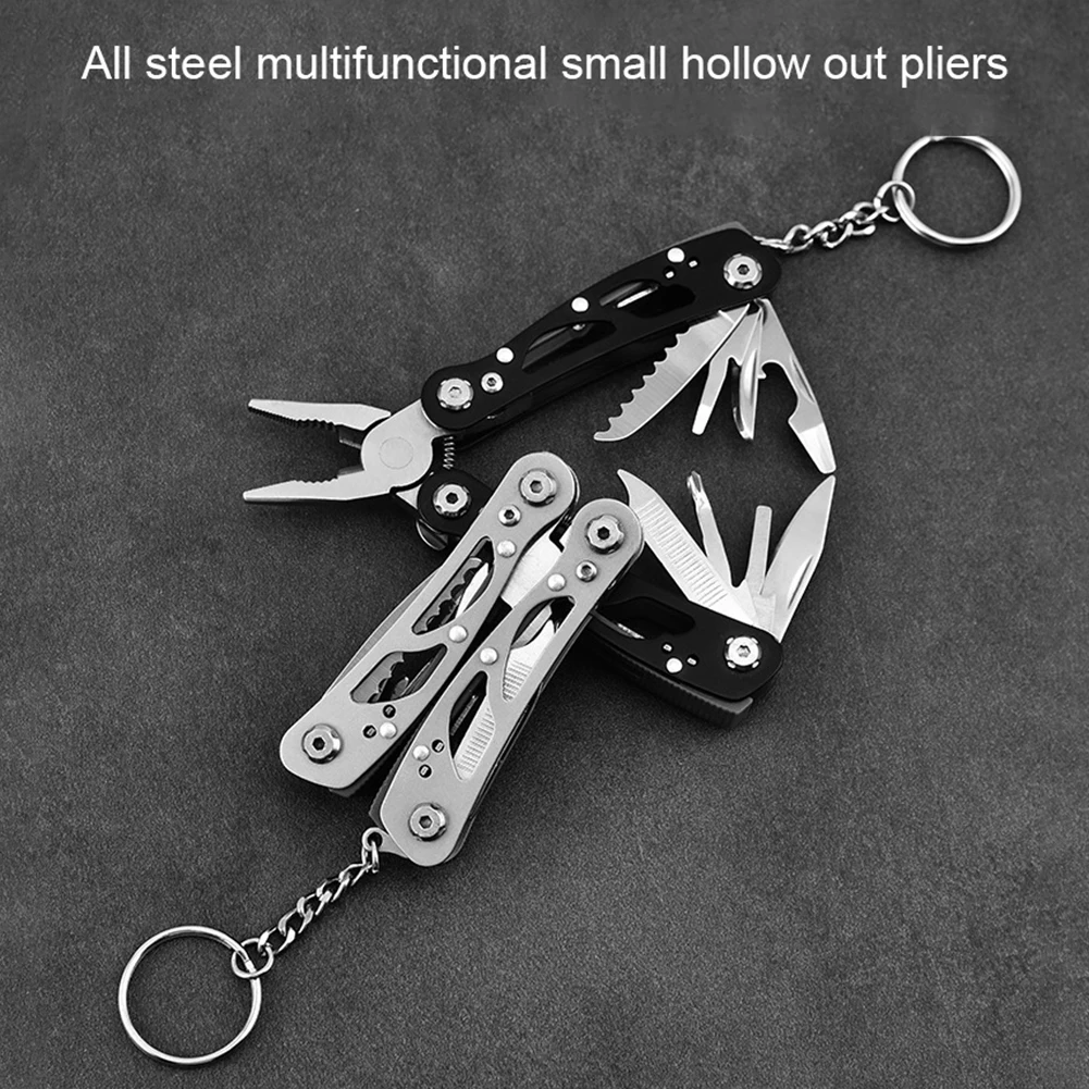 13 In 1 Multifunction Pliers 420 Stainless Steel Tool Folding Pliers Multitool Wire Stripper Bottle Opener Portable Pocket Plier