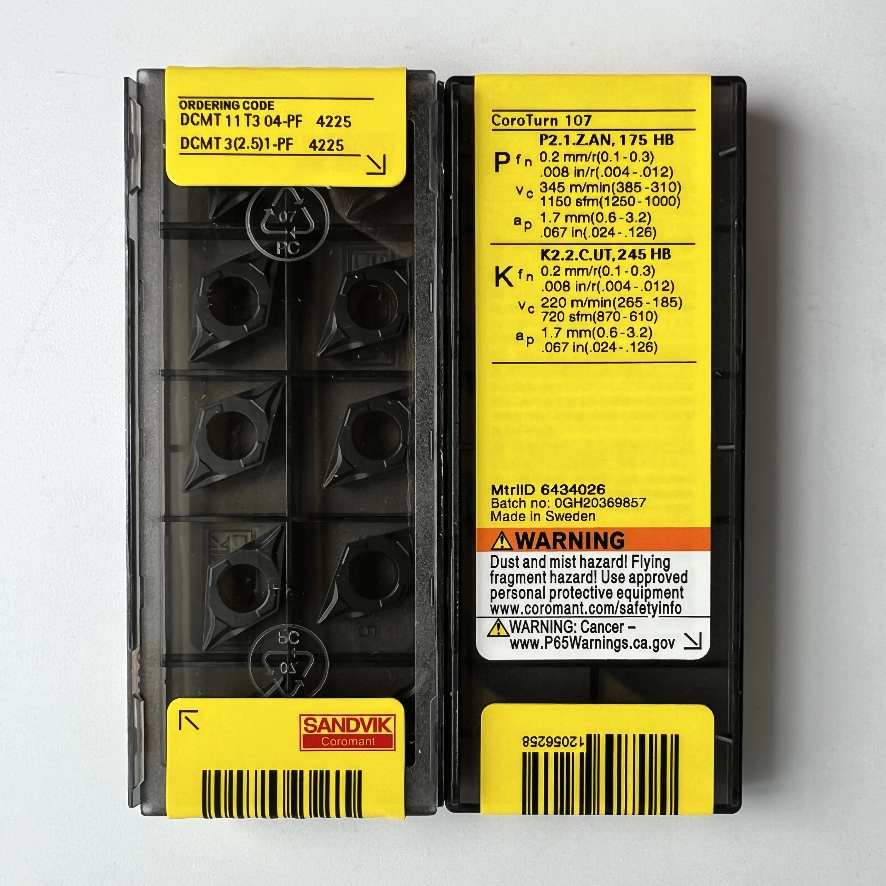 

DCMT11T304-PF 4225 CNC