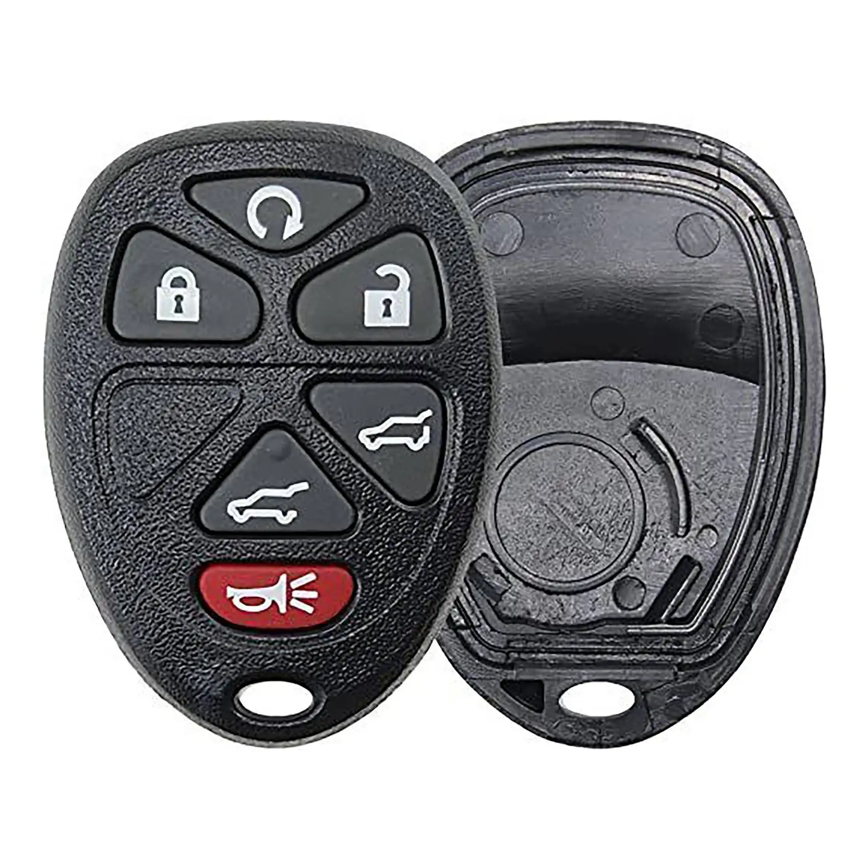 2PCS for 2007 2008 2009 2010 2011 2012 2013 2014 GMC Yukon Chevrolet 6-Button Car Remote Control Remote Key Fob