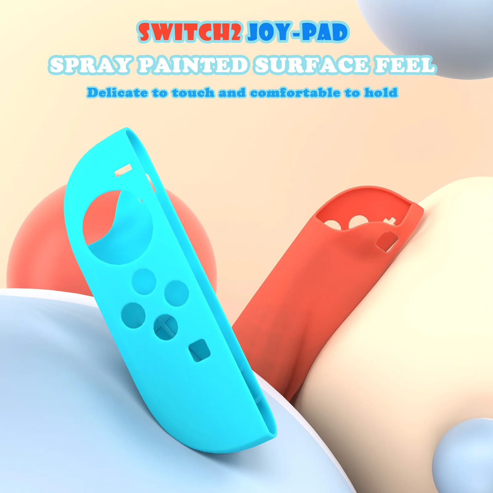 حافظة ناعمة من السيليكون قبضة اليد غطاء حماية لجهاز نينتندو سويتش 2 NS2 Joy-Con تحكم مقبض اليد حامي كامل الجلد