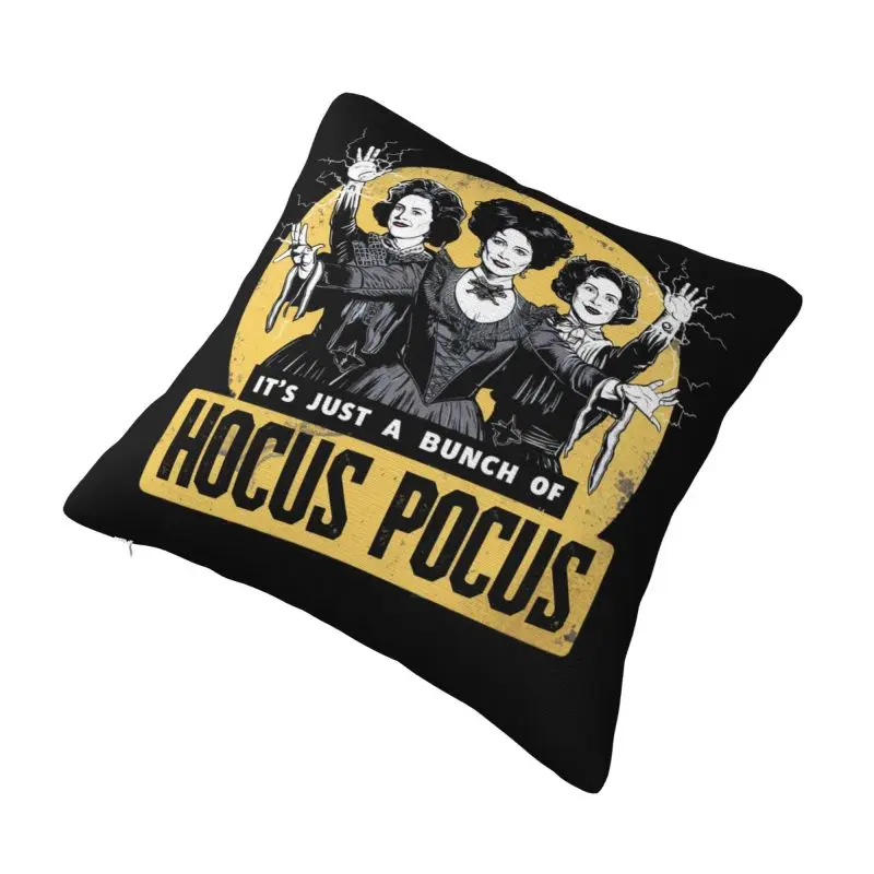 Custom Halloween It's Just A Bunch Of Hocus Pocus Modern Pillow Cover Car Cushion