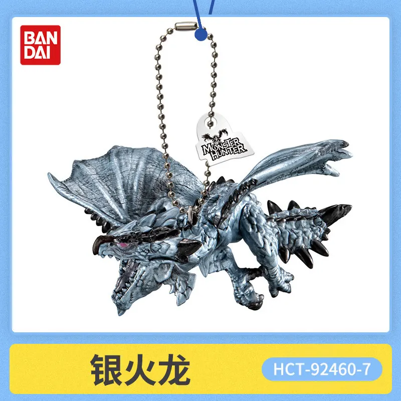 Bandai Monster Hunter Rathalos sleutelhanger verzamelfiguur tas charme hanger anime merchandise voor anime game verzamelaars speelgoed