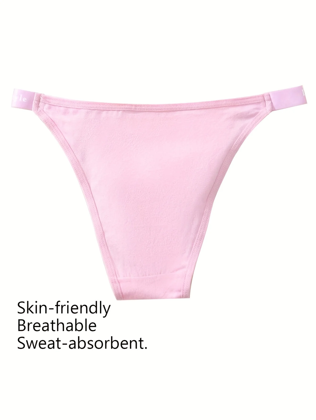 Random color: 6 pairs of fluorescent, breathable, fashionable, highly elastic, slender, sexy women's briefs and underpants