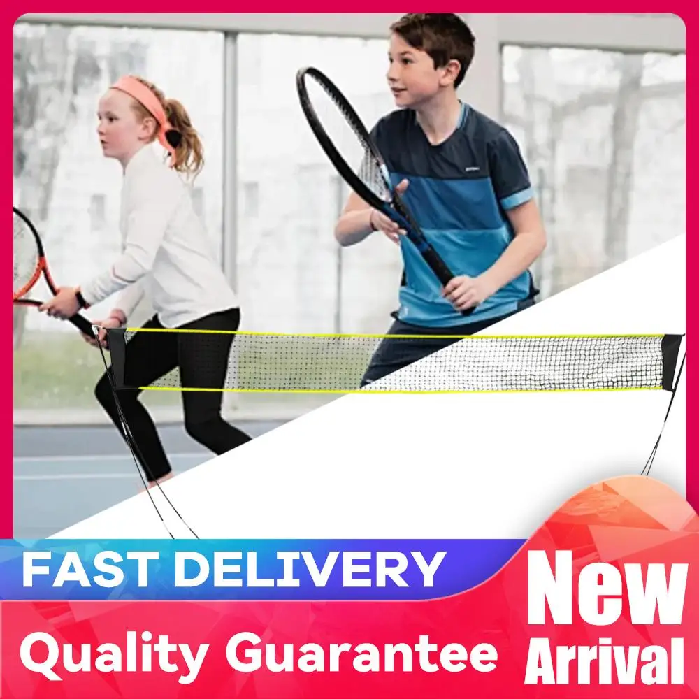 

Портативная сетка для бадминтона, разборная стойка для бадминтонной сетки, многофункциональная волейбольная сетка, пляжная сетка для корта, сада, двора