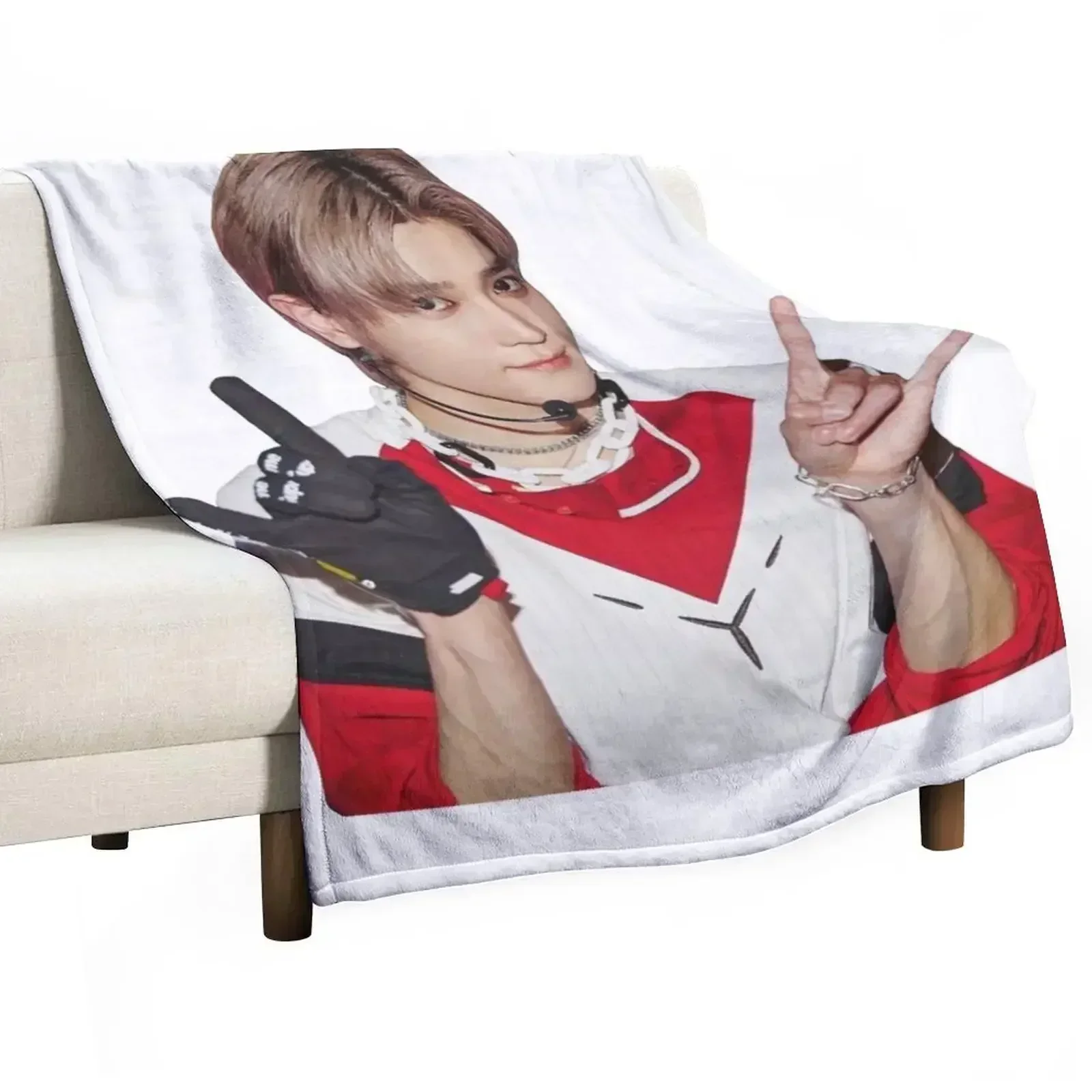 

Lee Taeyong Throw Blanket Wrinkle Resistant Lightweight Blanket