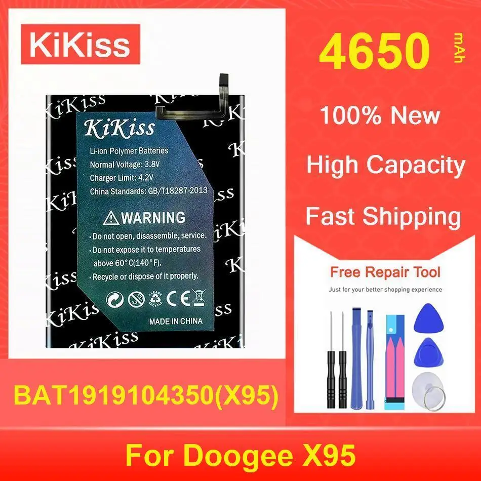 

Аккумулятор Kikiss 4650 мАч BAT1919104350(X95) для Doogee X95