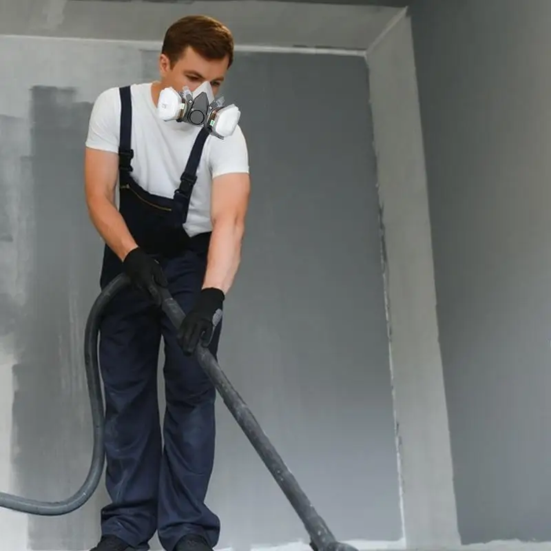 Half Face Respirator Safety Respirator For Dust Reusable Professional Breathing Protection Half Respirator Face Cover Protective