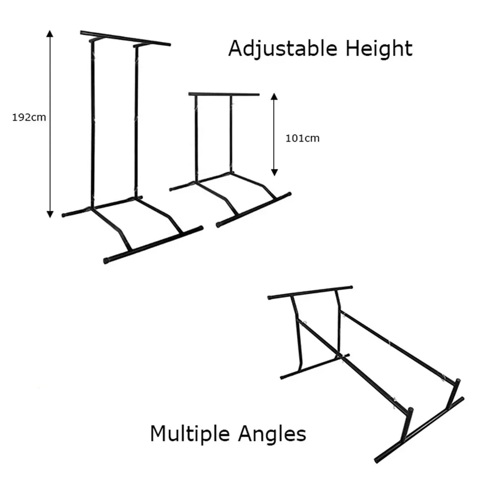 330LBS Pull Up Bar Free Standing Dip Station, Portable Power Tower Multi-Station for Home Gym Fitness Equipment with Storage Bag